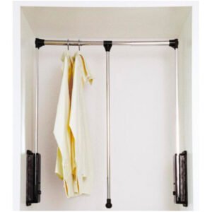 Perchero rebatible en altura