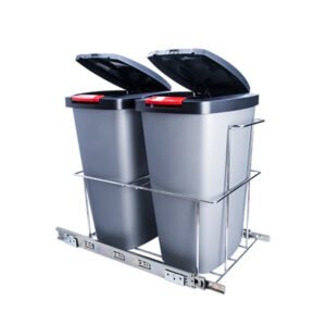 Tacho doble de tapa con sistema extraíble